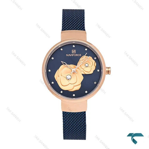 ساعت نیوی فورس NF75013 زنانه سرمه ای NaviForce-6954-L