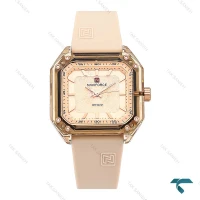 ساعت نیوی فورس NF7106 زنانه کرم NaviForce-6957-L