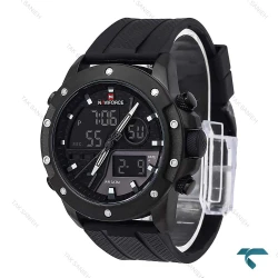 ساعت نیوی فورس NF9221 مردانه دوزمانه مشکی NaviForce-6966-G