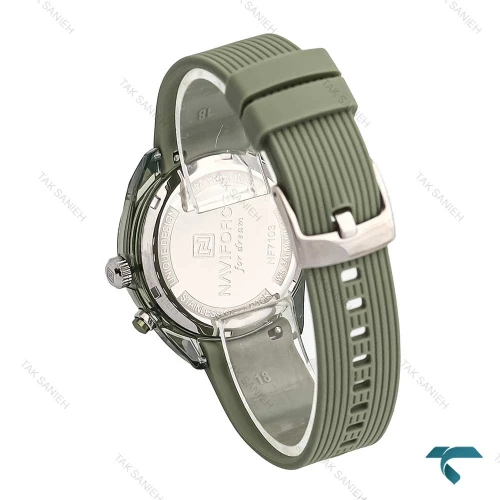 ساعت نیوی فورس NF7103 دخترانه سبز NaviForce-6973-L