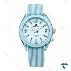 ساعت دخترانه نیوی فورس NF7103 آبی آسمانی NaviForce-6976-L