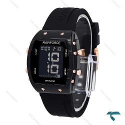 ساعت نیوی فورس NF7102 دخترانه پسرانه مشکی NaviForce-6983-L