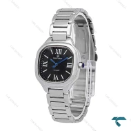 ساعت نیوی فورس NF5042 زنانه سیلور صفحه مشکی NaviForce-6986-L