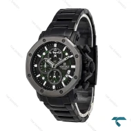 ساعت مردانه نیوی فورس NF8065 سه موتوره مشکی صفحه سبز NaviForce-7001-G