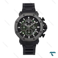 ساعت مردانه نیوی فورس NF8065 سه موتوره مشکی صفحه سبز NaviForce-7001-G