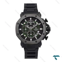 ساعت مردانه نیوی فورس NF8065 سه موتوره مشکی صفحه سبز NaviForce-7001-G