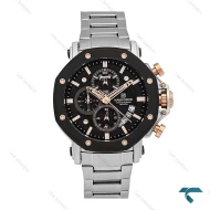 ساعت مردانه نیوی فورس NF8065 سه موتوره نقره ای مشکی NaviForce-7003-G