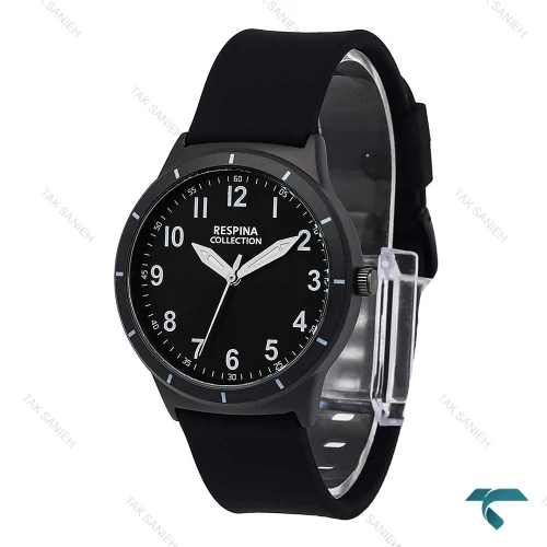 ساعت مچی رسپینا مردانه فول مشکی Respina-7028-L