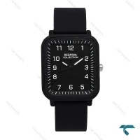 ساعت رسپینا پسرانه دخترانه مستطیلی فول مشکی Respina-7035-L