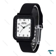 ساعت مچی رسپینا دخترانه پسرانه مشکی صفحه سفید Respina-7037-L