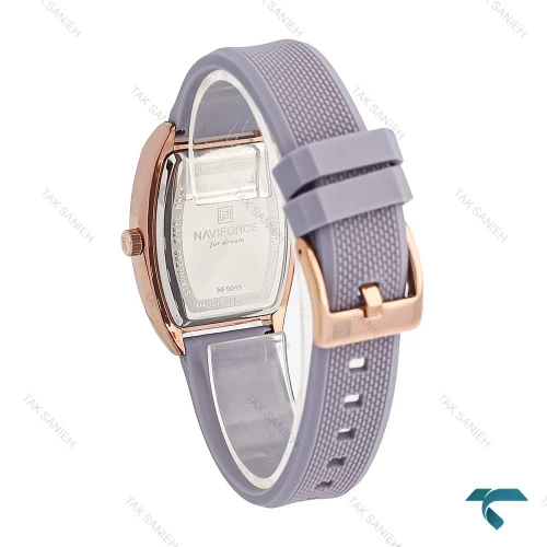 ساعت زنانه نیوی فورس NF5049 رزگلد بنفش NaviForce-7048-L