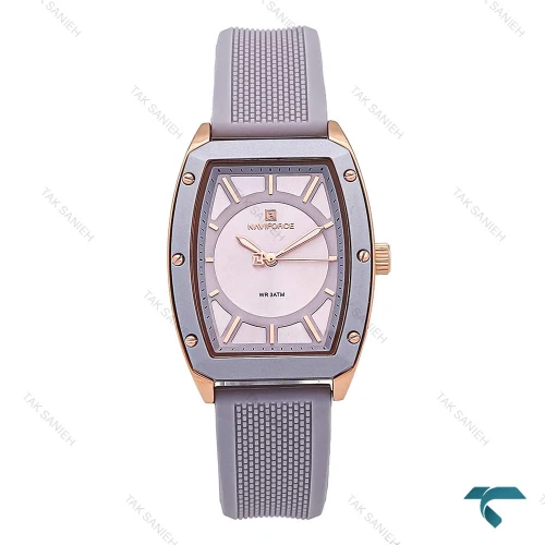 ساعت زنانه نیوی فورس NF5049 رزگلد بنفش NaviForce-7048-L