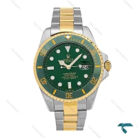 ساعت رولکس سابمارینر مردانه دو رنگ طلایی صفحه سبز Rolex-7060-G