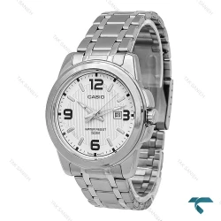ساعت کاسیو MTP-1314 مردانه سیلور صفحه سفید Casio-7100-G