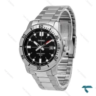 ساعت مردانه کاسیو MTP-VD01D سیلور صفحه مشکی Casio-7106-G