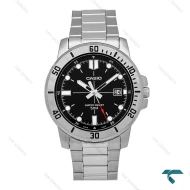 ساعت مردانه کاسیو MTP-VD01D سیلور صفحه مشکی Casio-7106-G