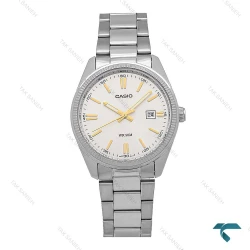ساعت مچی مردانه کاسیو MTP-1302 سیلور ایندکس طلایی Casio-7107-G