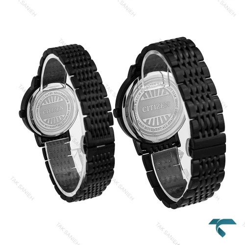 ساعت ست Citizen سیتیزن VIP فول مشکی Citizen-7110-S