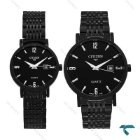 ساعت ست Citizen سیتیزن VIP فول مشکی Citizen-7110-S
