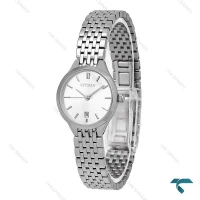 ساعت مچی زنانه Citizen سیتیزن تمام سیلور Citizen-7114-L