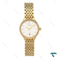 ساعت زنانه Citizen سیتیزن طلایی صفحه سفید تقویم دار Citizen-7115-L