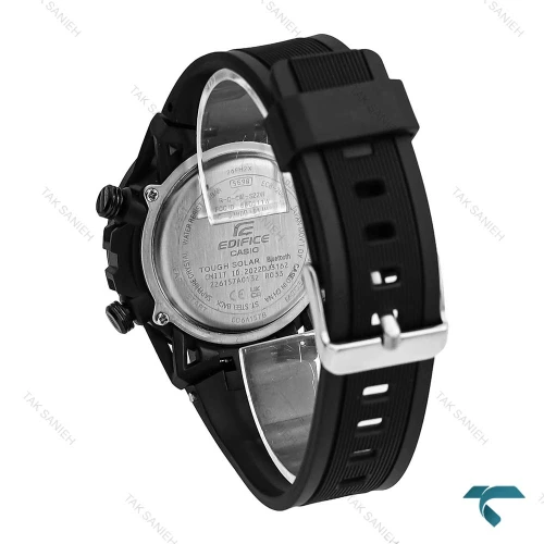 ساعت مردانه Casio کاسیو ادیفایس ECB2000 بند رابر مشکی Edifice-7135-G