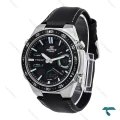 ساعت کاسیو Casio ادیفایس Efv-c110 سیلور بند چرم مشکی Edifice-7136-G