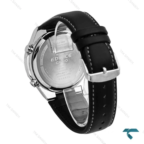 ساعت کاسیو Casio ادیفایس Efv-c110 سیلور بند چرم مشکی Edifice-7136-G