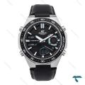 ساعت کاسیو Casio ادیفایس Efv-c110 سیلور بند چرم مشکی Edifice-7136-G