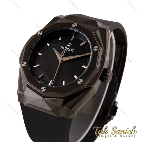 ساعت هابلوت مردانه چند ضلعی مشکی Hublot-5689-G
