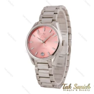 ساعت امگا سیمستر زنانه استیل صفحه صورتی Omega-5700-L