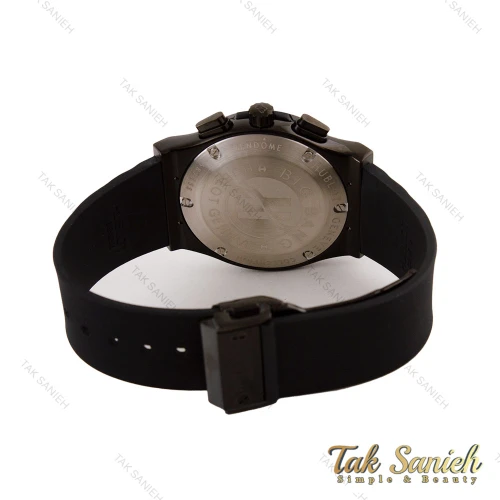 ساعت زنانه هابلوت سه موتوره کرنوگراف مشکی ایندکس سیلور Hublot-5753-L