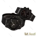 ست ساعت هابلوت سه موتوره کرنوگراف فول مشکی Hublot-5757-S