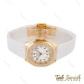 ساعت زنانه پتک فیلیپ آکوانا سفید طلایی دورنگین Patek-5769-L