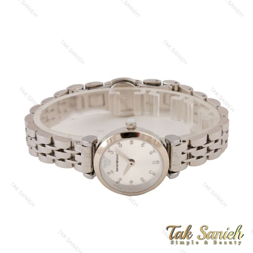 ساعت امپریوآرمانی زنانه مینی تمام سیلور Armani-5790-L