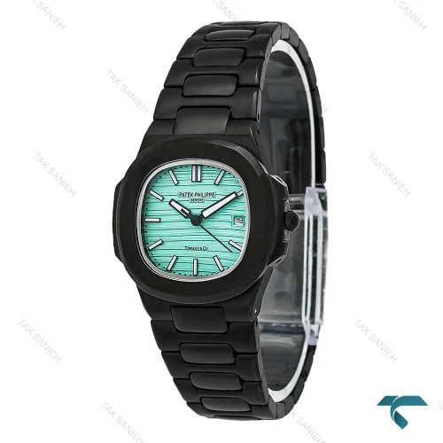 ساعت پتک فیلیپ ناتیلوس زنانه مشکی صفحه تیفانی Patek-7241-L