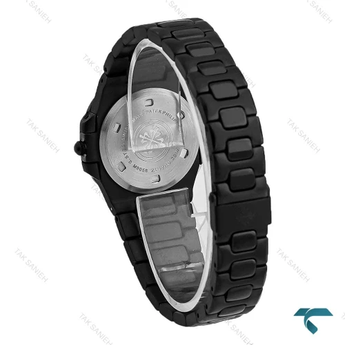 ساعت پتک فیلیپ ناتیلوس زنانه مشکی صفحه تیفانی Patek-7241-L