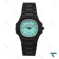 ساعت پتک فیلیپ ناتیلوس زنانه مشکی صفحه تیفانی Patek-7241-L