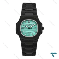 ساعت پتک فیلیپ ناتیلوس زنانه مشکی صفحه تیفانی Patek-7241-L