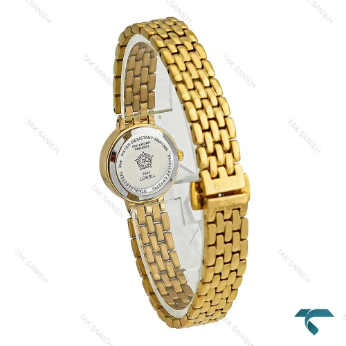 ساعت تیسوت Lovely زنانه طلایی دورنگین Tissot-7252-L