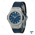 ساعت هابلوت زنانه استیل بند چرم طرح دار سرمه ای Hublot-7596-L