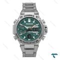 ساعت مردانه هامر 1444 دوزمانه سیلور صفحه سبز Hummer-7536-G