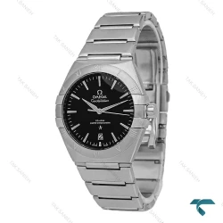 ساعت امگا کانسلیشن منهتن مردانه سیلور مشکی ایندکس خط Omega-7612-G