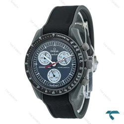 ساعت امگا سواچ بند رابر ماموریت به زمین صفحه سرمه ای Swatch-7608-U