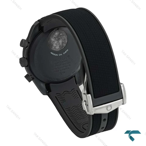 ساعت امگا سواچ بند رابر ماموریت به زمین صفحه سرمه ای Swatch-7608-U