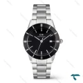 ساعت مچی دنیل مردانه آیکونیک پارادایم سیلور صفحه مشکی DW-7632-G