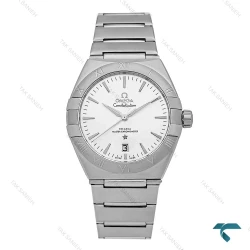 ساعت مردانه امگا کانسلیشن منهتن جدید تمام سیلور خطی Omega-7634-G