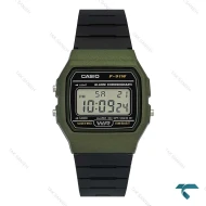 ساعت کاسیو F-91WM-3A نوستالژی مشکی سبز Casio-7644-U