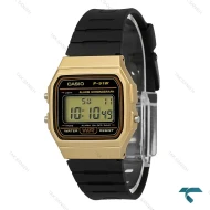 ساعت کاسیو F-91WM-9A نوستالژی طلایی مشکی Casio-7645-U