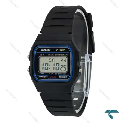 ساعت کاسیو F-91W-1DG نوستالژی مشکی آبی Casio-7652-U